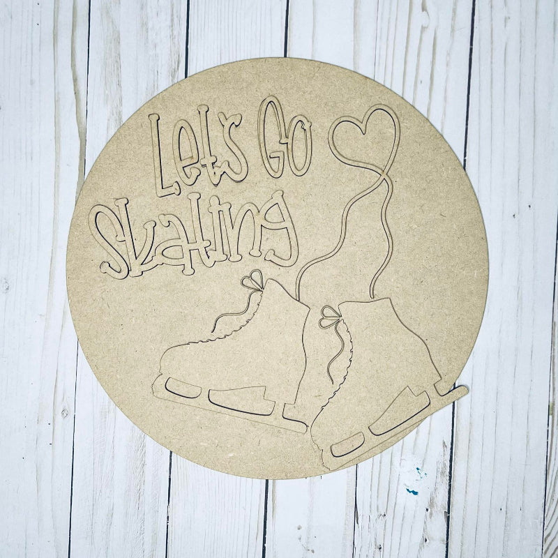 Unfinished DIY sign for crafters that you will receive.