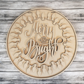 Unfinished DIY sign for crafters that you will receive.
