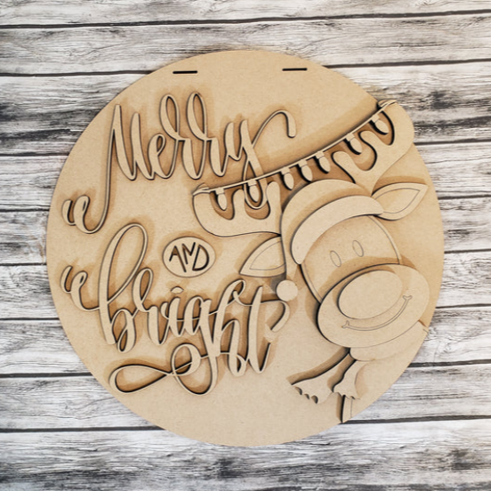 Unfinished DIY sign for crafters that you will receive.