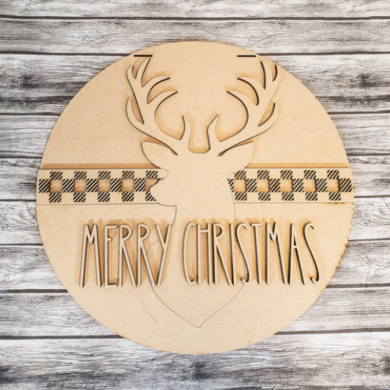 Unfinished DIY sign for crafters that you will receive.