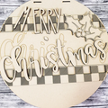 Unfinished DIY sign for crafters that you will receive.
