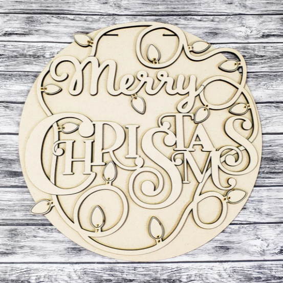 Unfinished DIY sign for crafters that you will receive.