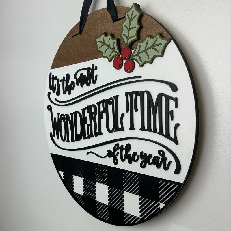 Showing the 3d layers of the finished sign.