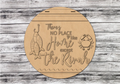 Unfinished DIY sign for crafters that you will receive.