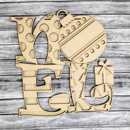 Unfinished DIY sign for crafters that you will receive.