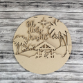 Unfinished DIY sign for crafters that you will receive.
