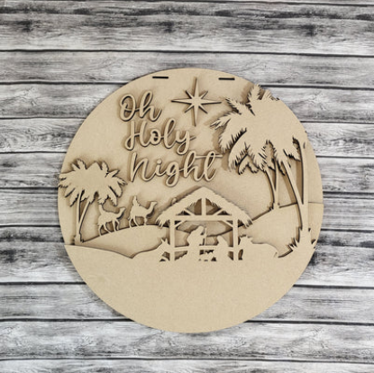 Unfinished DIY sign for crafters that you will receive.