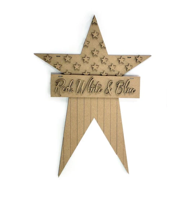 Unfinished DIY sign for crafters that you will receive.