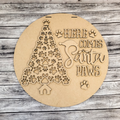 Unfinished DIY sign for crafters that you will receive.