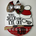 Favorite Christmas movie sign for a front door.