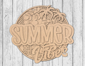 Unfinished DIY sign for crafters that you will receive.