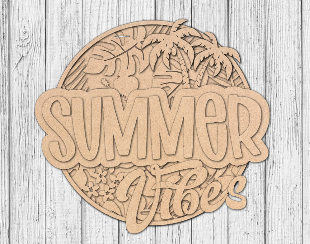 Unfinished DIY sign for crafters that you will receive.