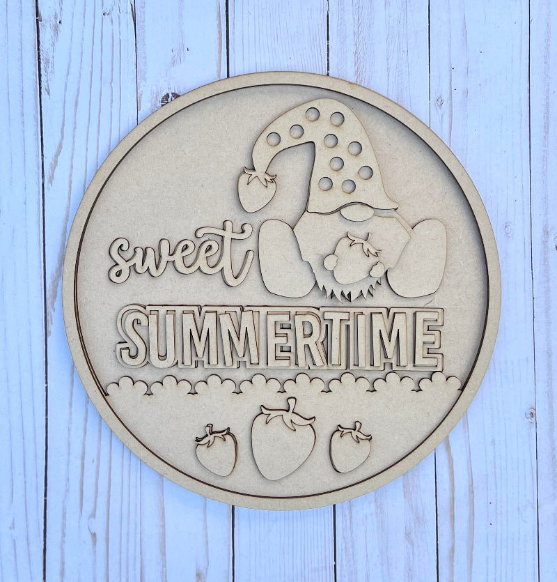 Unfinished DIY sign for crafters that you will receive.