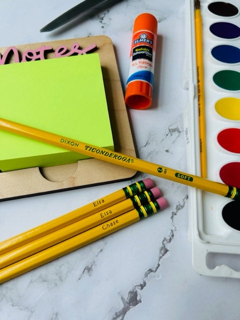 Teacher's choice of pencils.