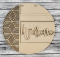Unfinished DIY sign for crafters that you will receive.