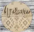 Unfinished DIY sign for crafters that you will receive.