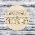 Bird House door sign DIY project for crafters.