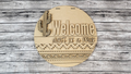 Unfinished DIY sign for crafters that you will receive.
