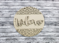 Unfinished DIY sign for crafters that you will receive.