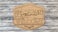 Unfinished DIY sign for crafters that you will receive.