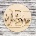 Unfinished DIY sign for crafters that you will receive.