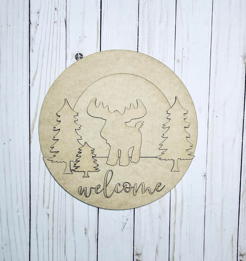 Unfinished DIY sign for crafters that you will receive.