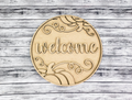 Unfinished DIY sign for crafters that you will receive.