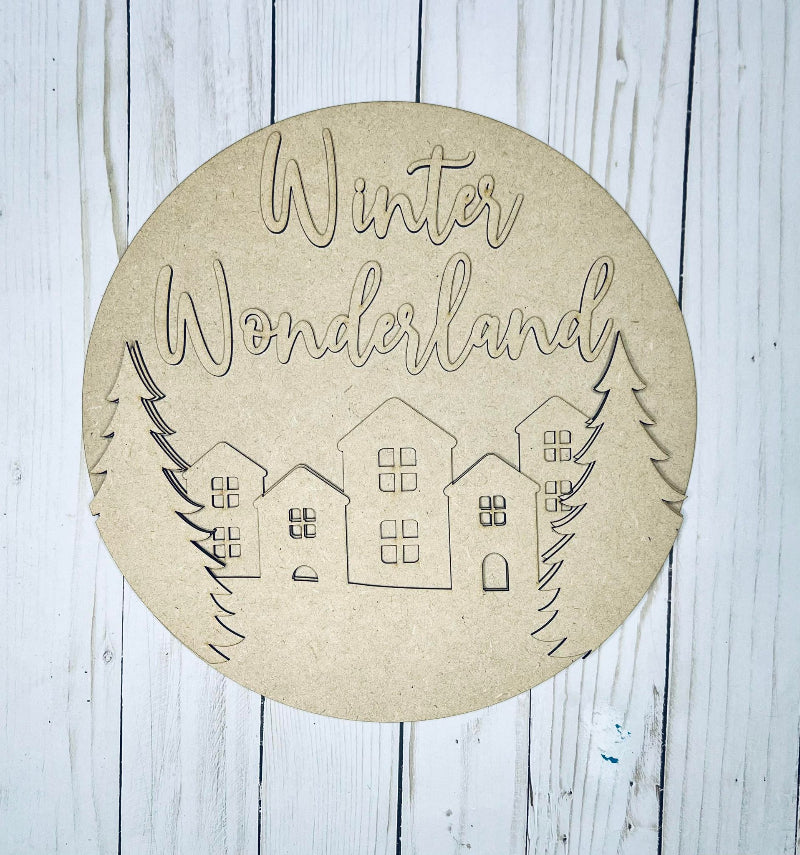 Unfinished DIY sign for crafters that you will receive.